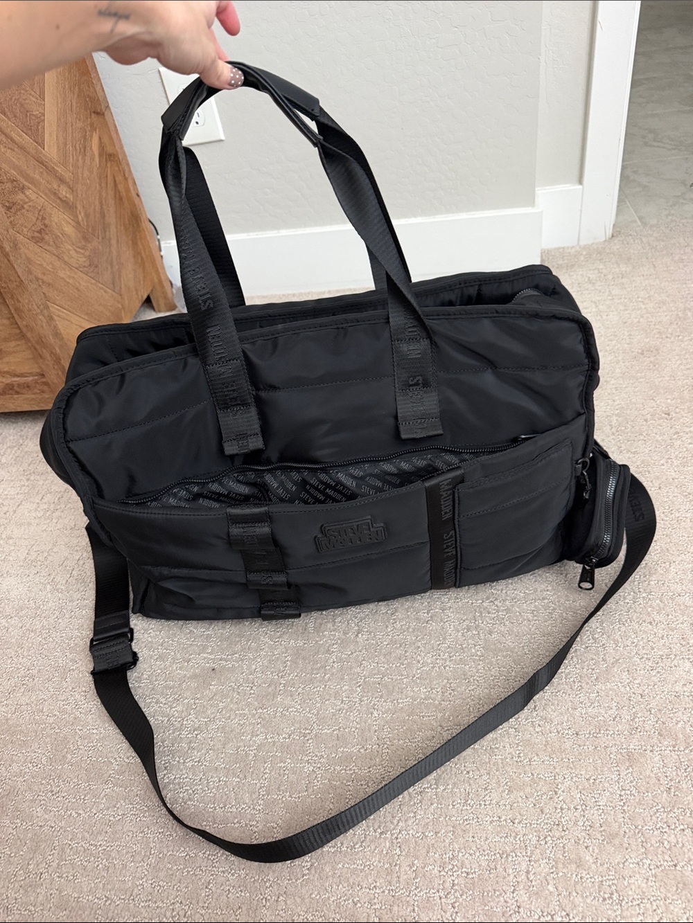 Steve Madden duffle bag